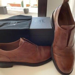 Frye Annie oxford slip on loafers Cognac W 7.5M